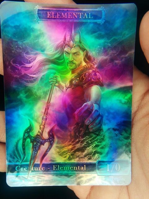 Foil Blue Elemental #05